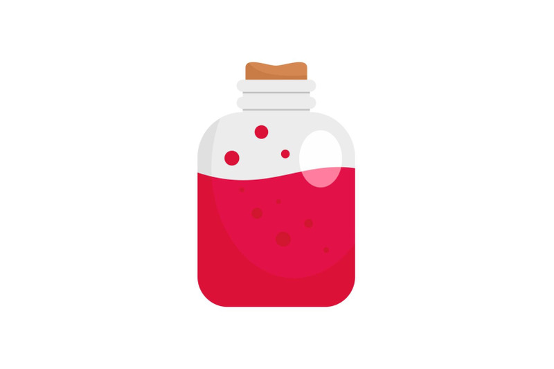 red-potion-icon-flat-style