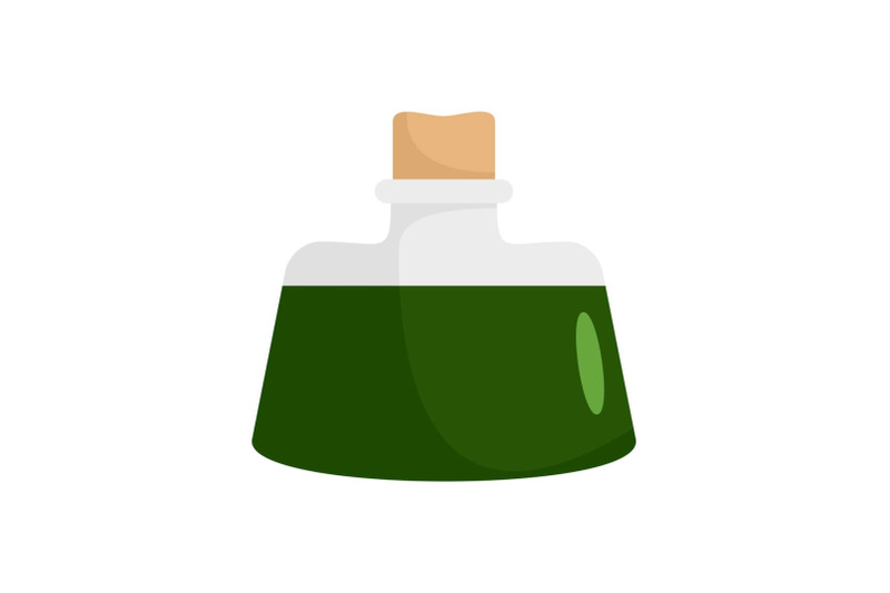 dark-green-potion-icon-flat-style