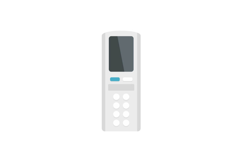 remote-control-conditioner-icon-flat-style