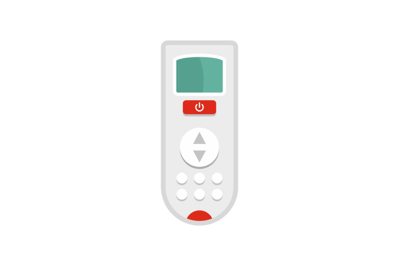 remote-control-of-conditioner-icon-flat-style