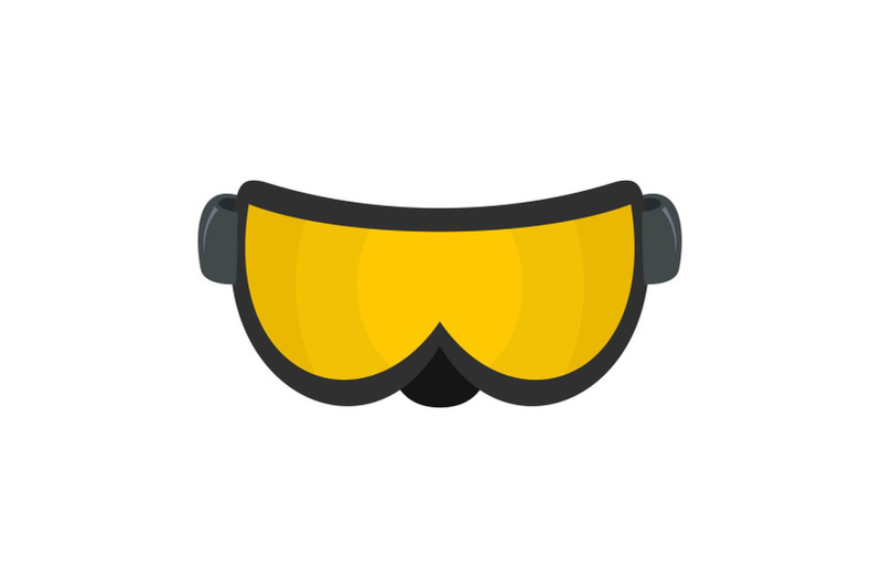ski-glasses-icon-flat-style