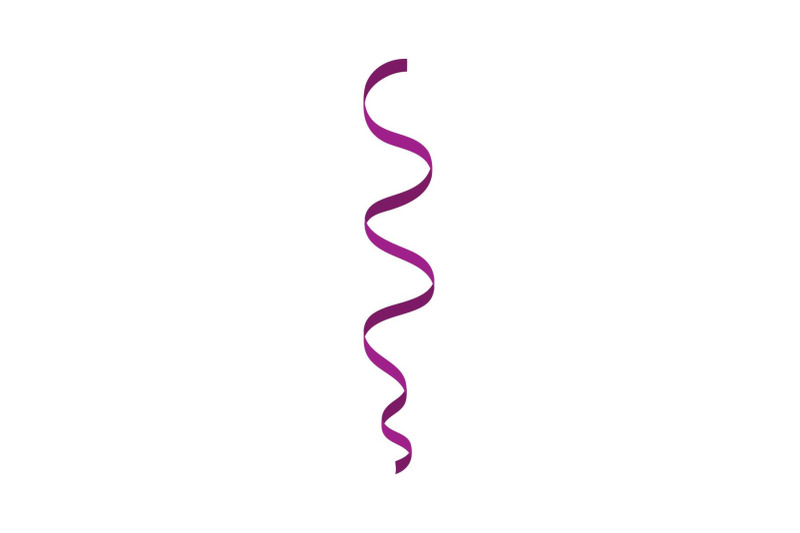 purple-serpentine-icon-flat-style