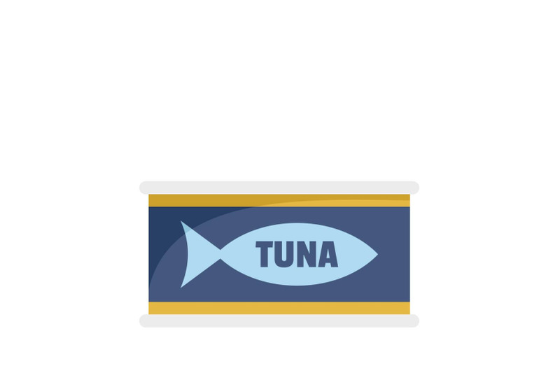 tuna-tin-can-icon-flat-style