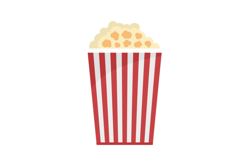 popcorn-box-icon-flat-style