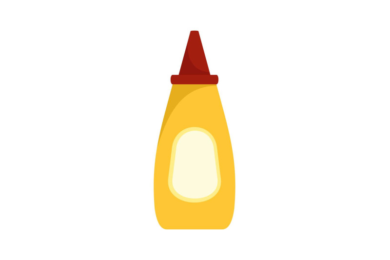 mustard-bottle-icon-flat-style