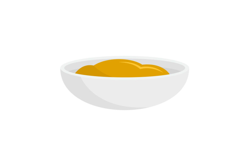 mustard-sauce-icon-flat-style