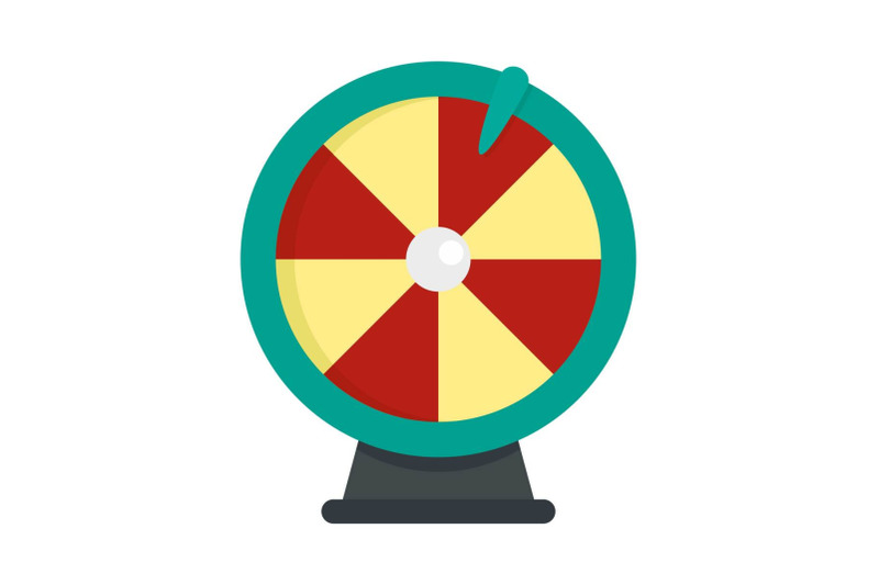 fortune-wheel-icon-flat-style