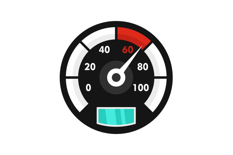 motor-bike-speedometer-icon-flat-style