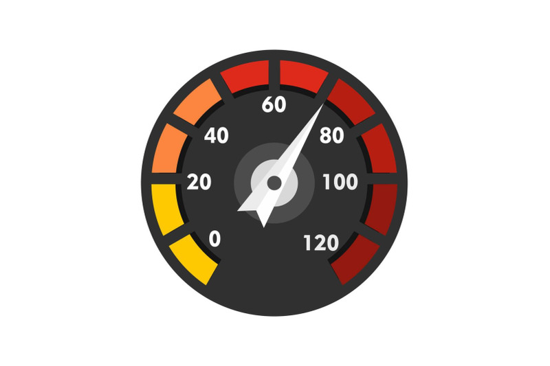 car-speedometer-icon-flat-style