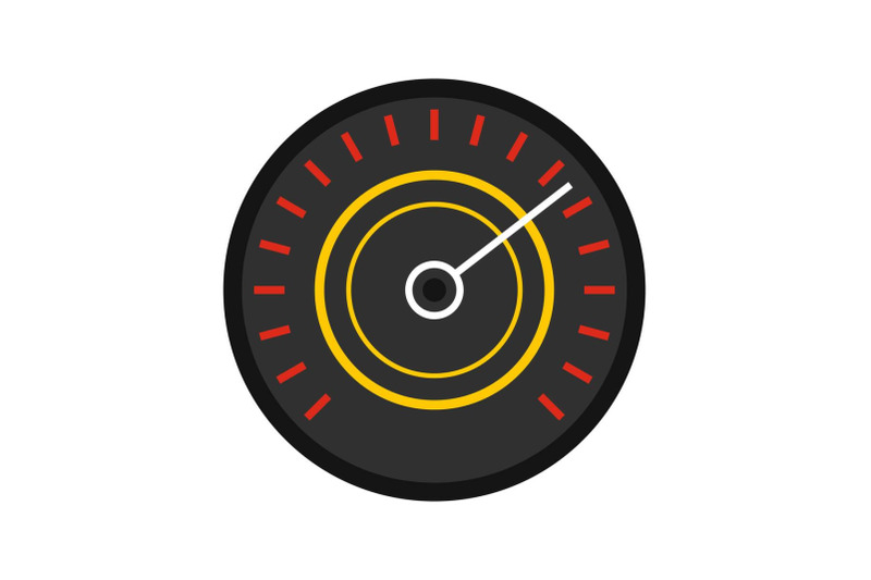 black-red-speedometer-icon-flat-style