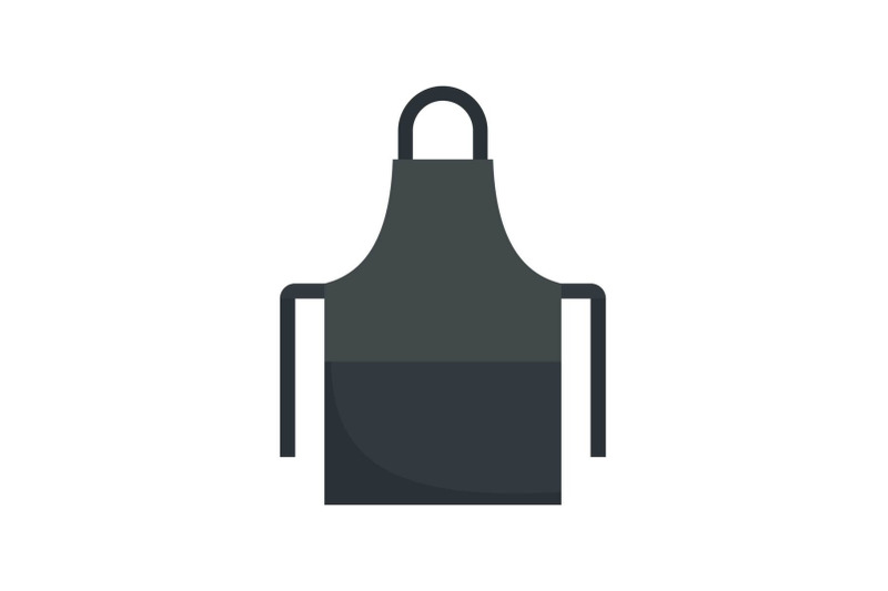 work-apron-icon-flat-style