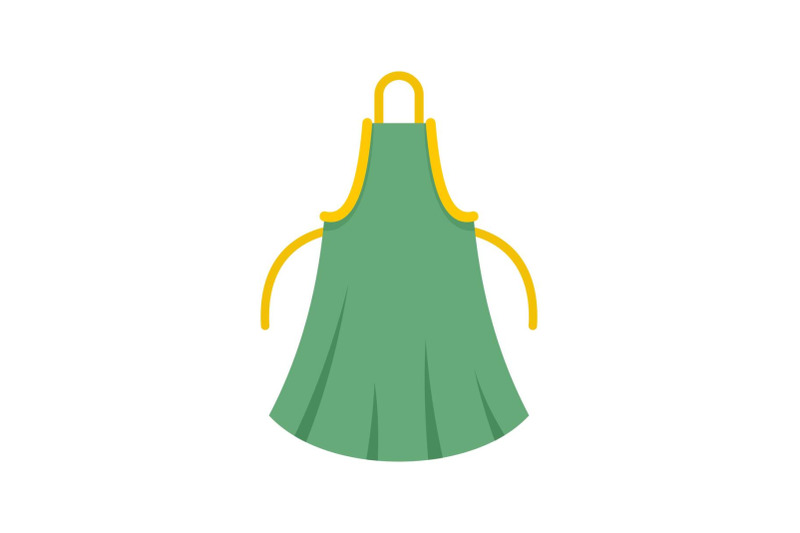 woman-apron-icon-flat-style