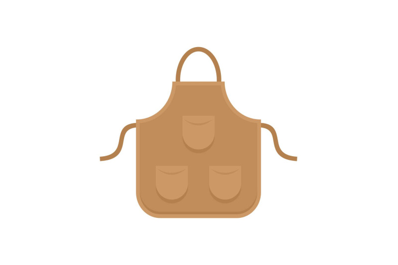 carpenter-apron-icon-flat-style
