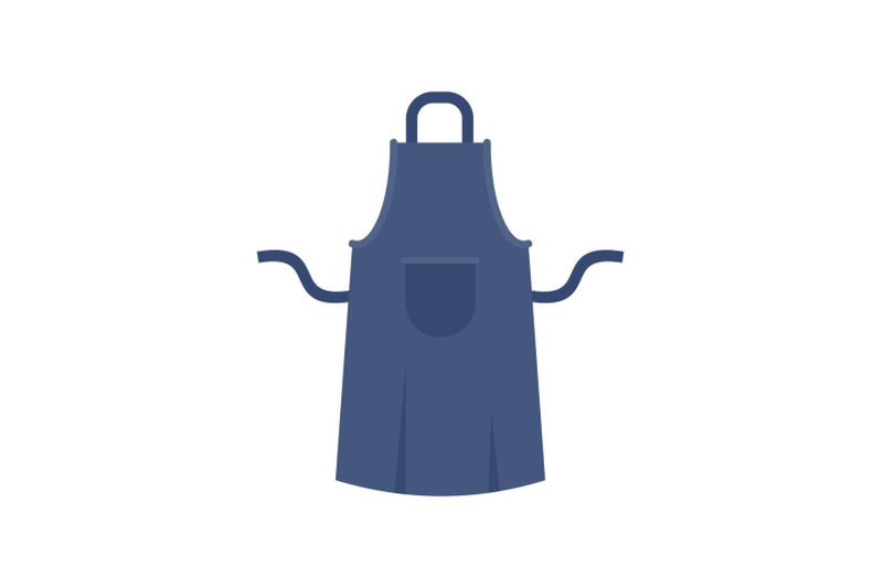 worker-apron-icon-flat-style