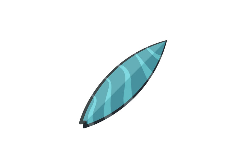 wave-blue-surfboard-icon-flat-style