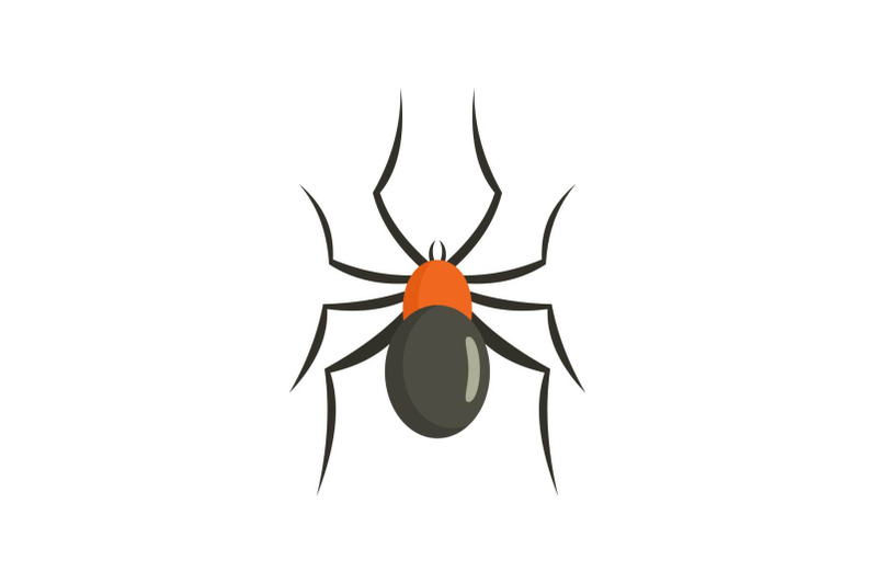 male-mouse-spider-icon-flat-style