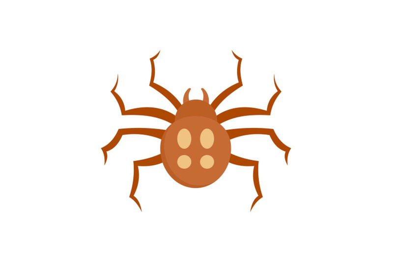 garden-spider-icon-flat-style