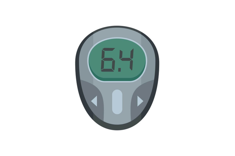 glucose-meter-icon-flat-style