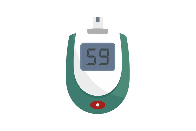 blood-glucose-level-icon-flat-style