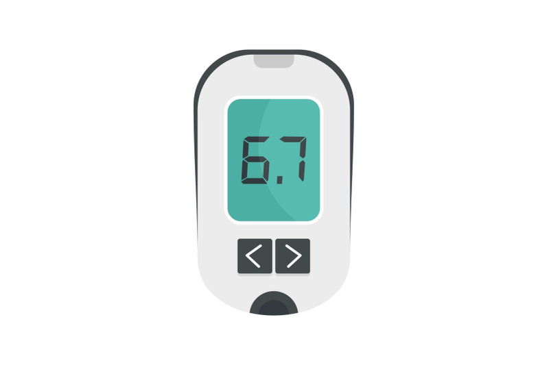 glucometer-icon-flat-style