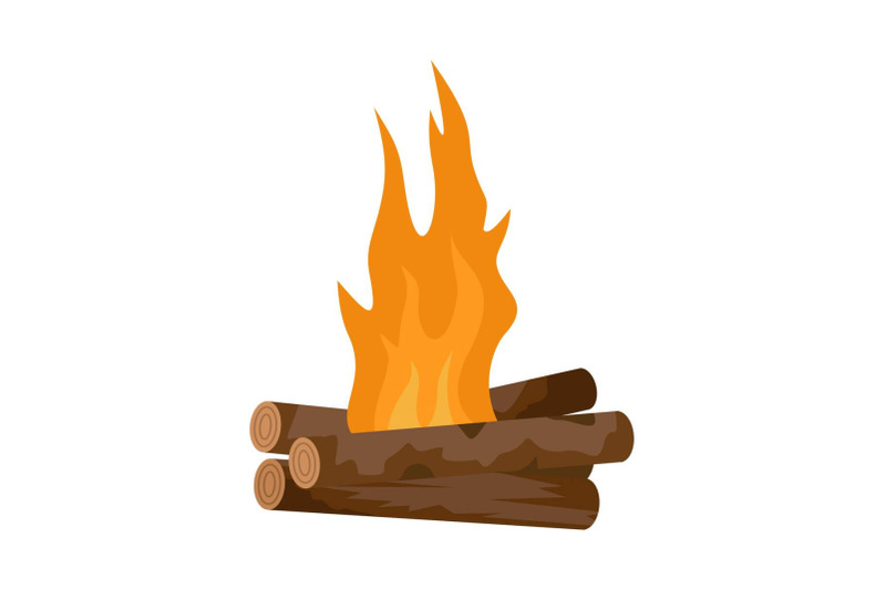 log-cabin-fire-icon-flat-style