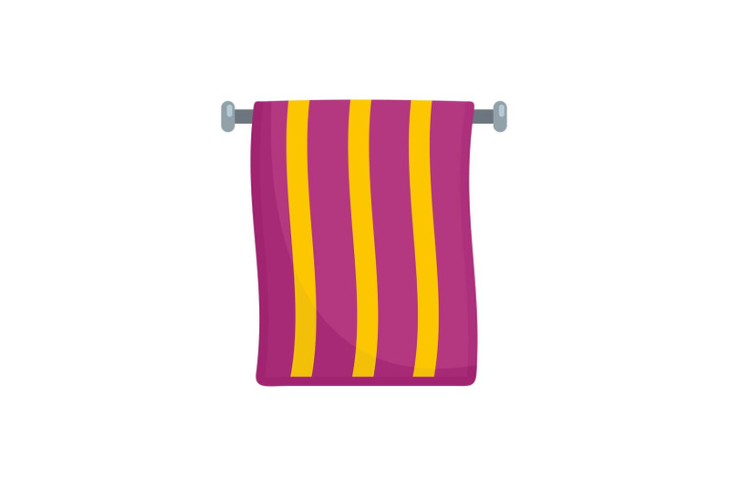 hand-towel-icon-flat-style