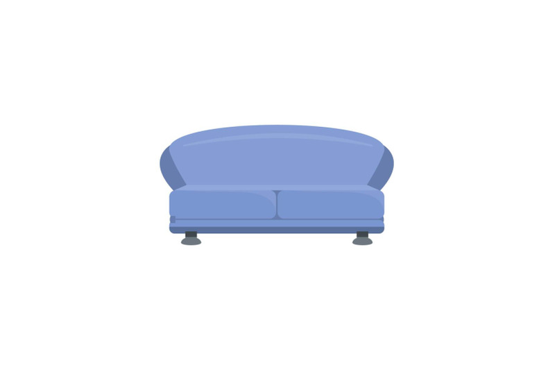 oval-sofa-icon-flat-style