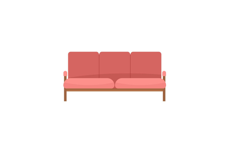 ledger-sofa-icon-flat-style
