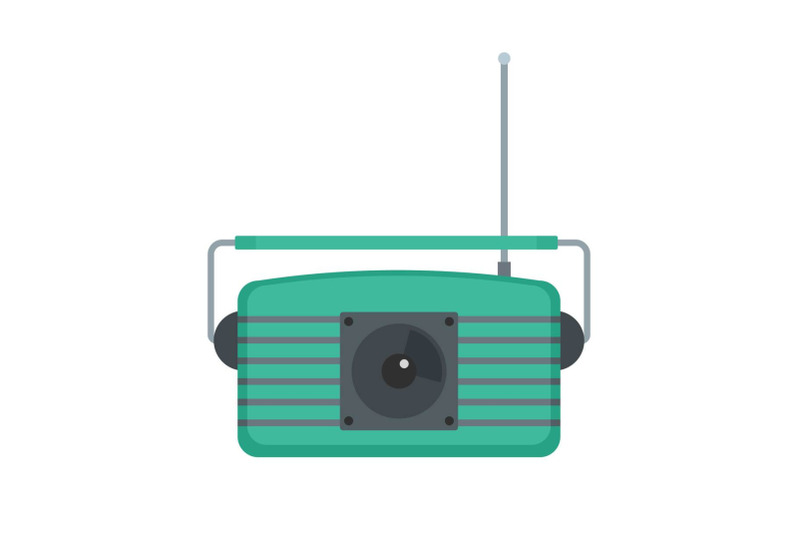 center-fm-radio-icon-flat-style