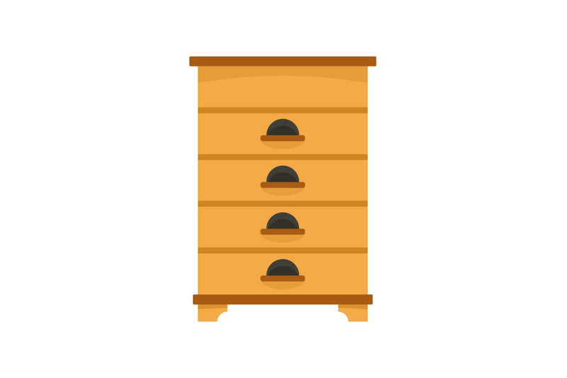 bee-house-icon-flat-style