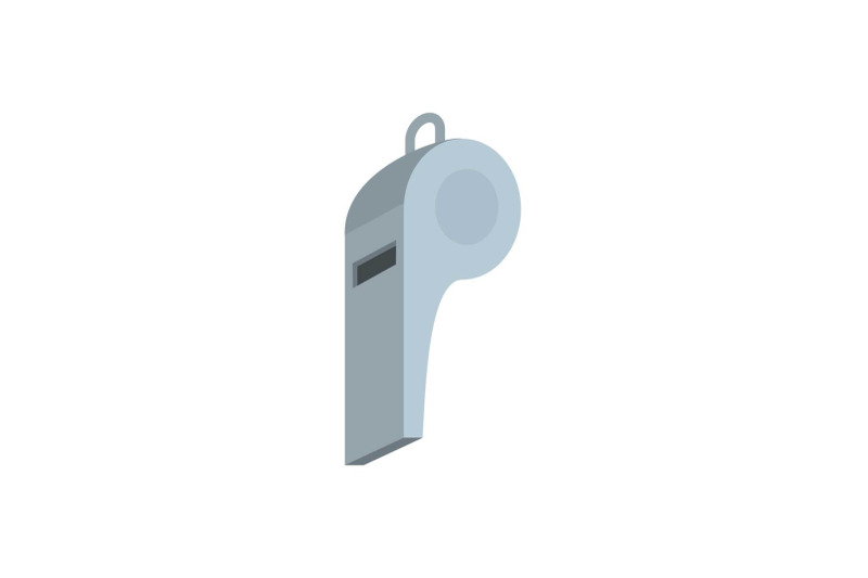 grey-whistle-icon-flat-style