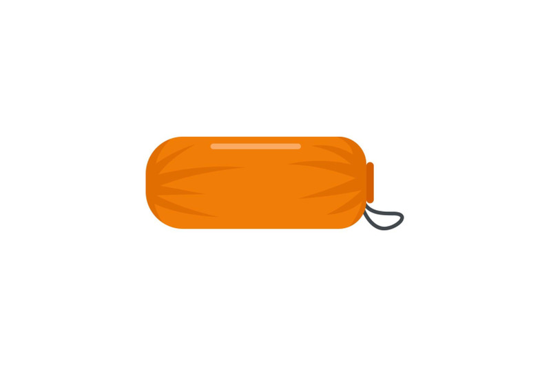 sleeping-bag-icon-flat-style