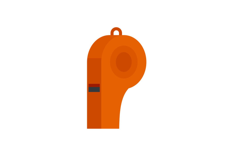 red-whistle-icon-flat-style