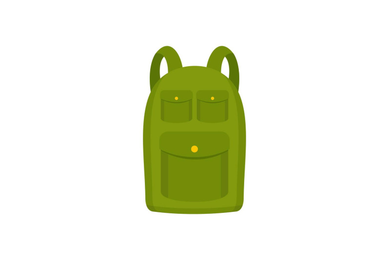 hiking-backpack-icon-flat-style