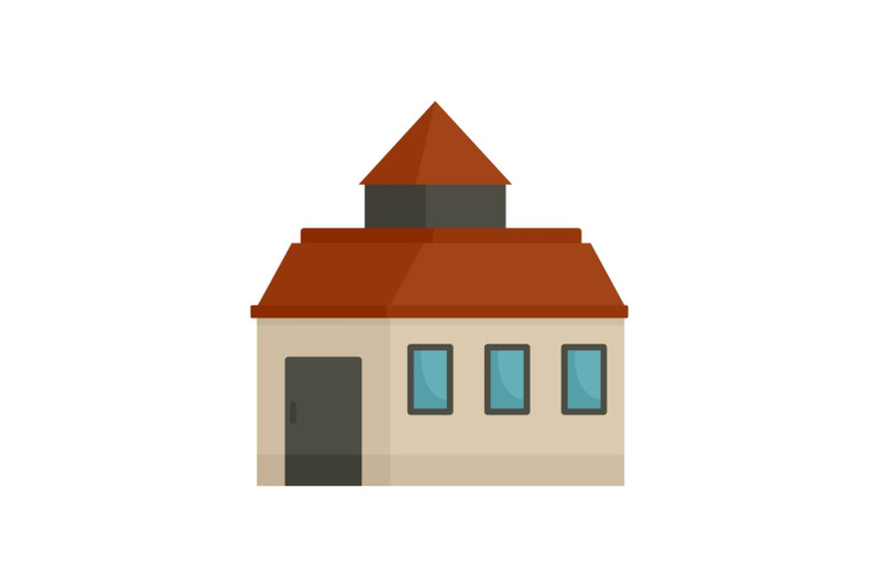 farm-house-icon-flat-style