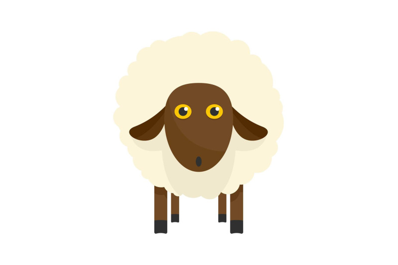 cute-sheep-icon-flat-style