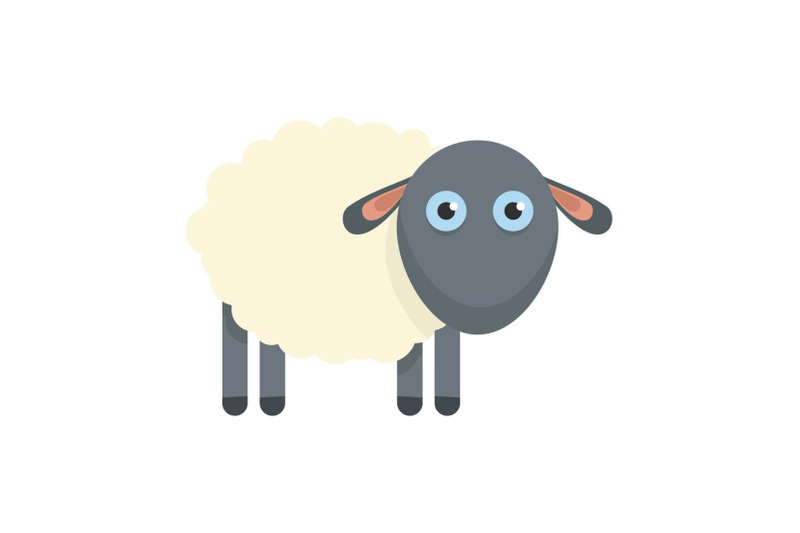 cute-sheep-icon-flat-style
