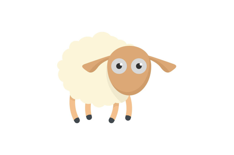 shocked-sheep-icon-flat-style
