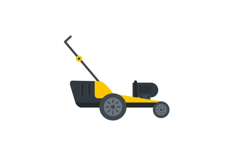 motor-grass-cutter-icon-flat-style