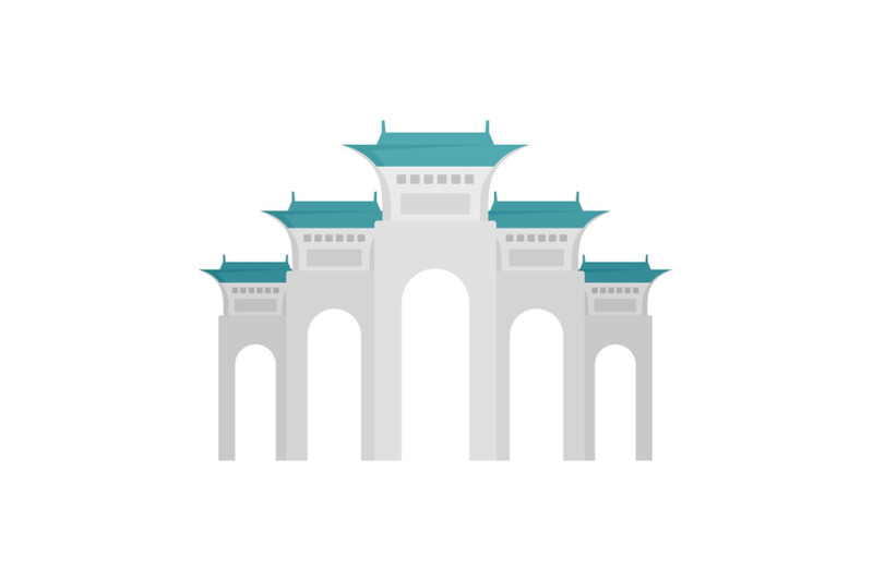 liberty-square-icon-flat-style