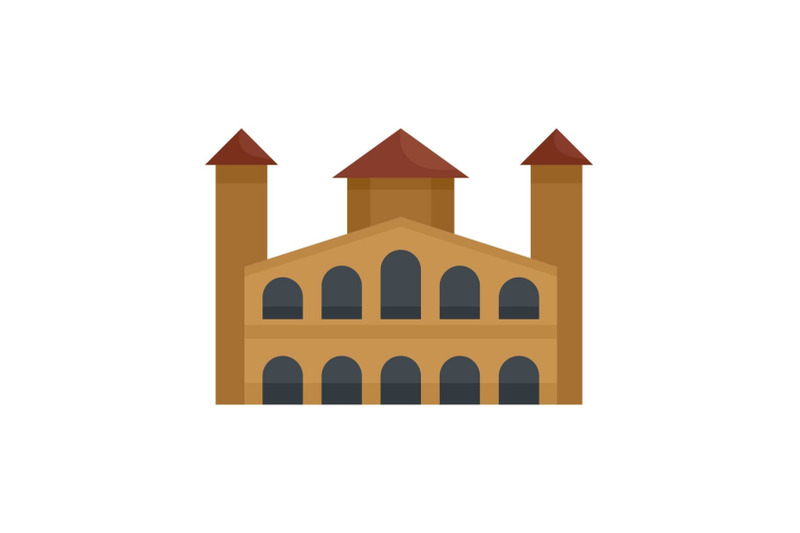 hystorical-building-icon-flat-style