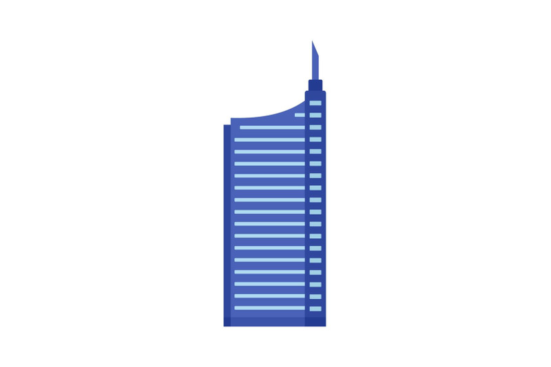 sky-building-icon-flat-style