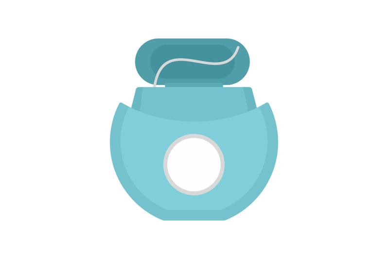 tooth-floss-icon-flat-style