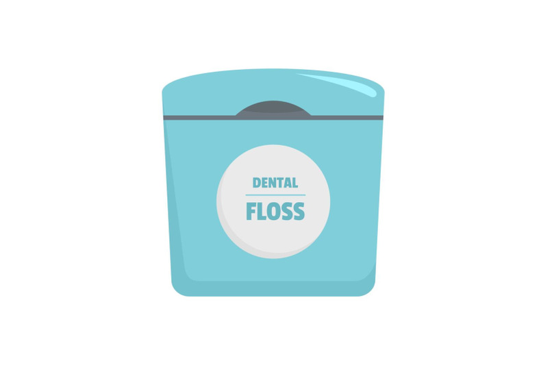 dental-floss-box-icon-flat-style