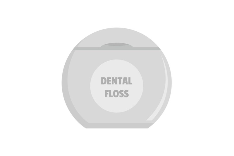 new-dental-floss-icon-flat-style