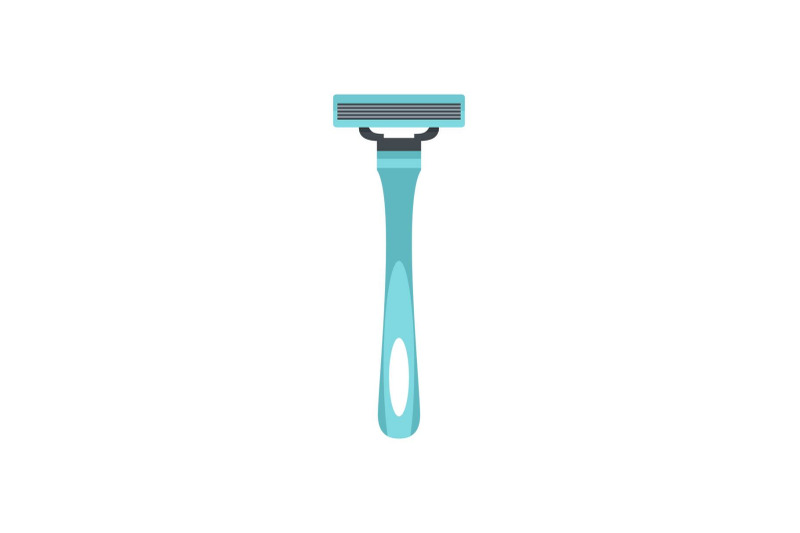 man-razor-icon-flat-style