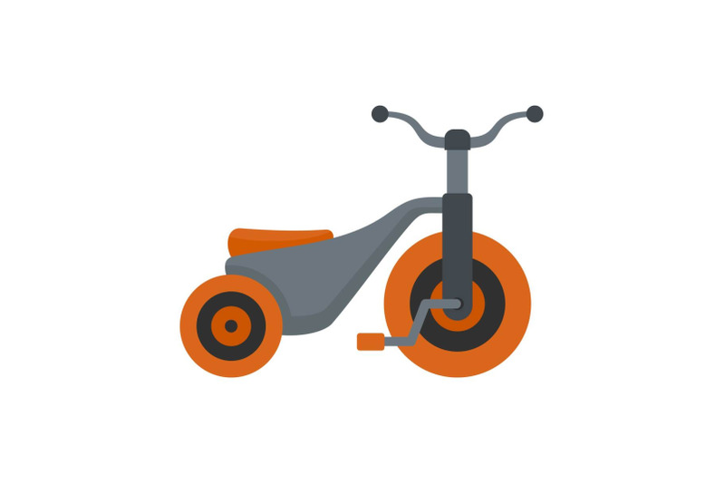 boy-tricycle-icon-flat-style
