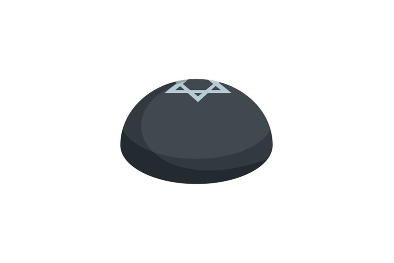 kipa-hat-icon-flat-style