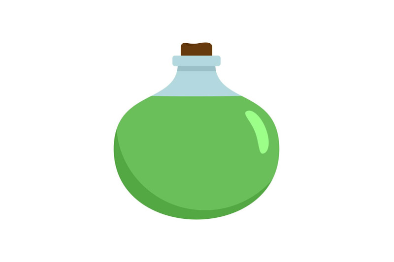 aloe-vera-chemical-pot-icon-flat-style