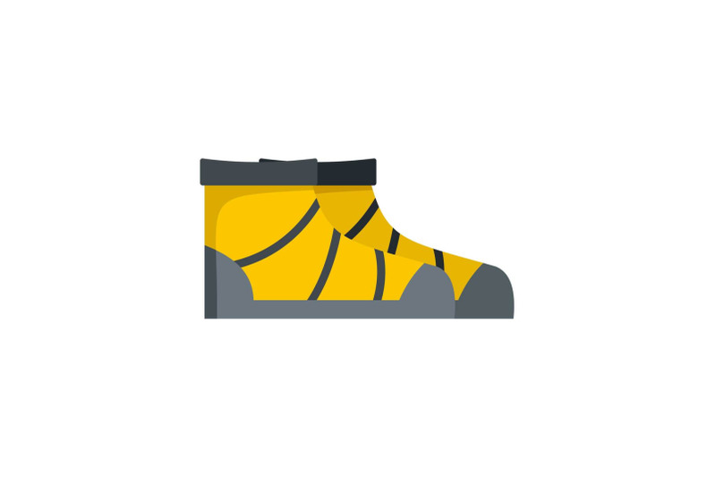 river-boots-icon-flat-style